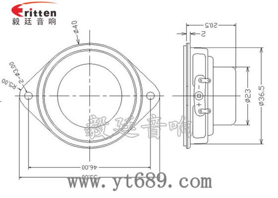 40mm3W16芯喇叭成品图 40mm3W16芯喇叭成品图